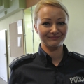 Sylwia Serafin z lubińskiej policji