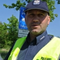 Jan Pociecha z lubińskiej policji